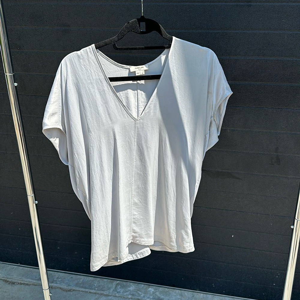 Helmut Lang Silver Blouse